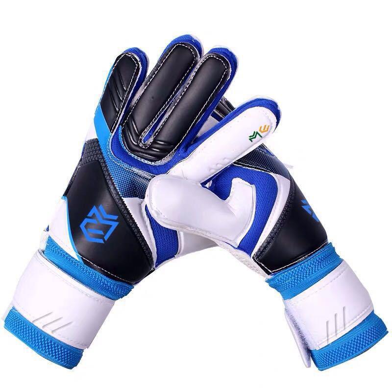 Football Goalkeeper Gloves Kids Teens Adults PU Leather Anti-Slip Thickened Training Soccer Keeper