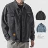 Men's Trendy Japanese Workwear Denim Jacket, Autumn Casual, Loose Fit, Multi-Pocket Design, All-Match.