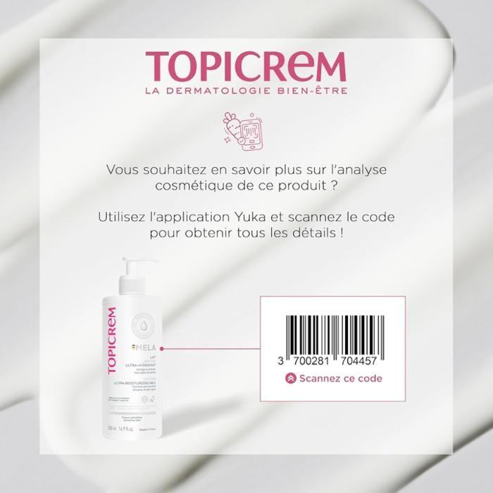 Topicrem Mela Unifying Milk SPF15 Ultra Moisturizing 500Ml