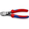 KNIPEX 7402-180 Diagonal Pliers (180mm, Red/Blue)