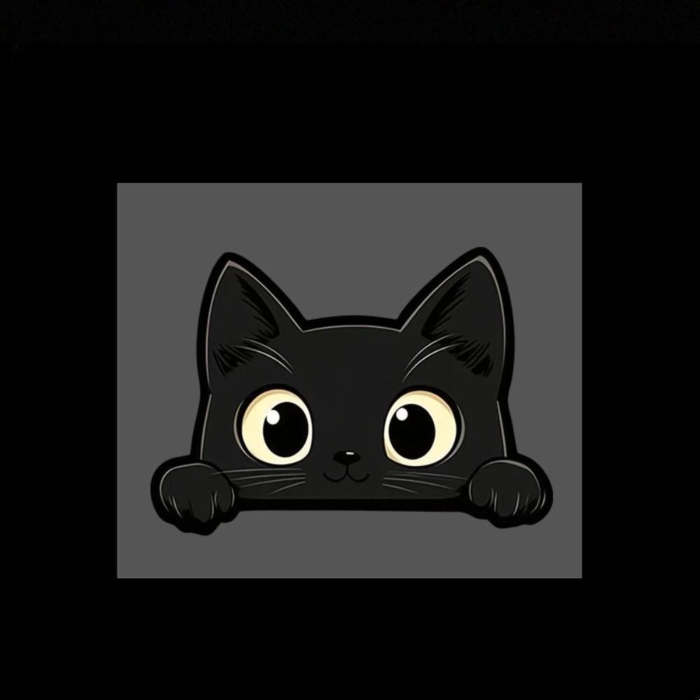 Scratch Covering PVC Decals Peek-a-Boo Funny Kitty Decals Car Window Decals Laptop