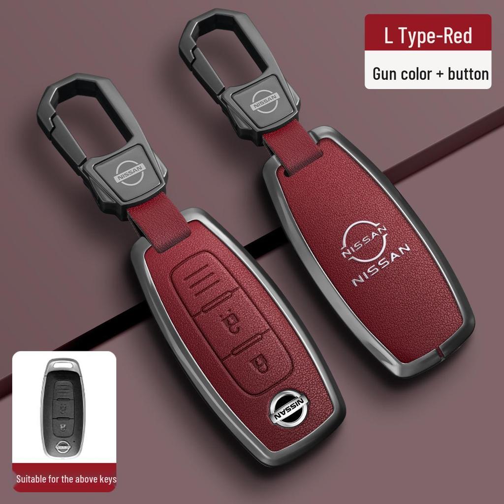 Подходит для крышек ключей Nissan Teana 14-го поколения, Sylphy, Qashqai, T-Roc, X-Trail, Tiida, Kicks, Murano и других моделей.