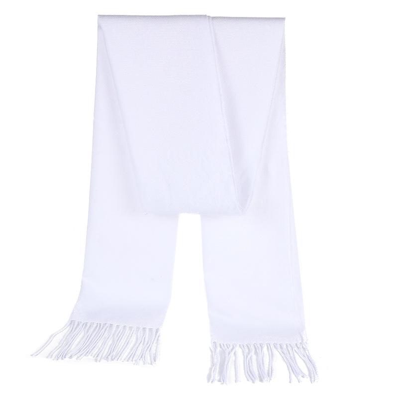 New Autumn And Winter Men'S Versatile Fashion Trend Tassel Scarf Shawl For Warmth Solid Color Thick Wool Good Quality High Cost-Effectiveness
