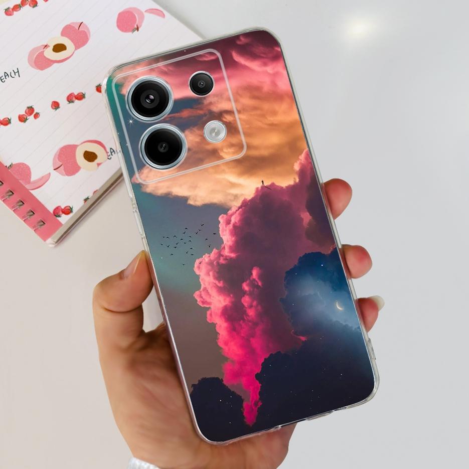 For Xiaomi Poco X6 5G Case PocoX6 Pro New Fashion Painted Cover Clear Silicone Phone Case For Xiaomi Poco X6 Pro X6Pro 5G Bumper