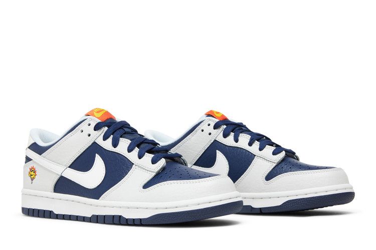 Детские кроссовки Nike Dunk Low с УФ-реакцией Photon Dust Midnight Navy (GS)