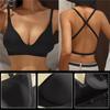 U-образный ультратонкий не оставляющий следов бюстгальтер с открытой спиной, сексуальный бюстгальтер с бретельками крест-накрест, поддерживающий пуш-ап, женский бюстгальтер с лямками