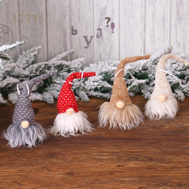 Светодиодные безликие гномы на Рождество