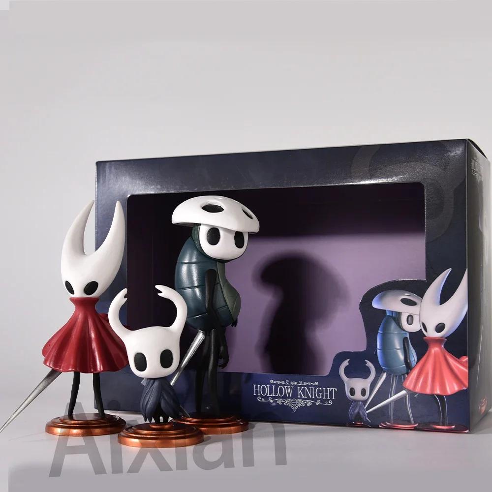Набор из 3 шт. Игровая фигурка Аниме Hollow Knight Hollow Knight ПВХ Фигурка Коллекционная модель Игрушка