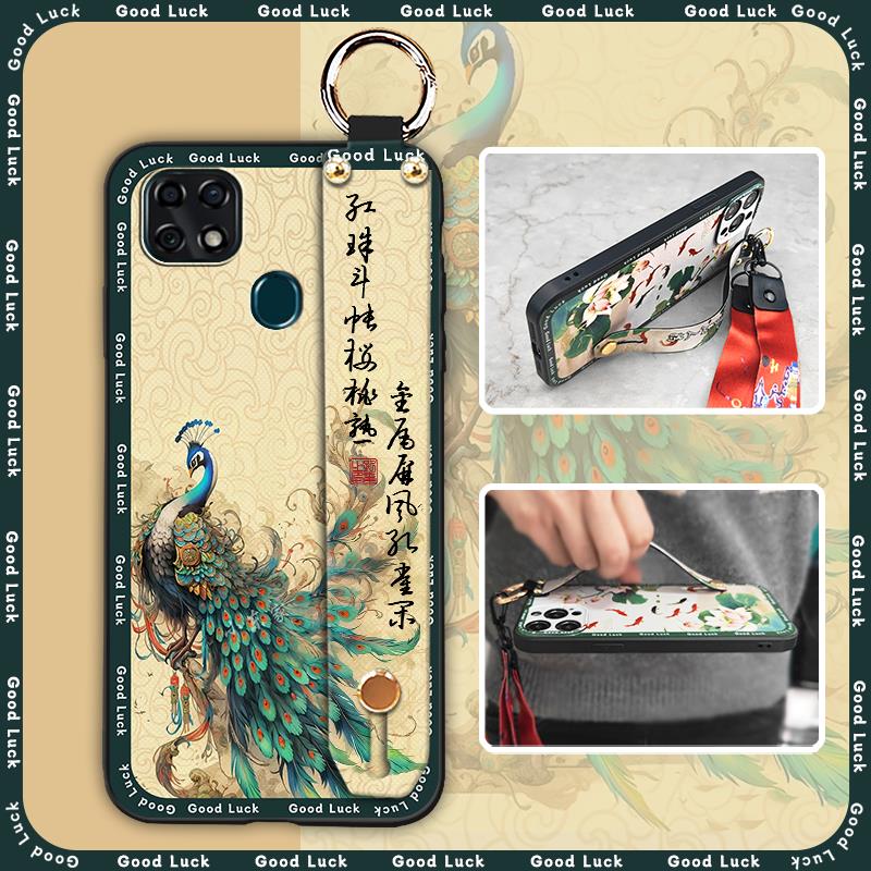 Lanyard Protective Phone Case For ZTE Blade V2020 Vita/Blade20 Smart/10 Smart Anti-knock Wrist Strap Wristband Durable