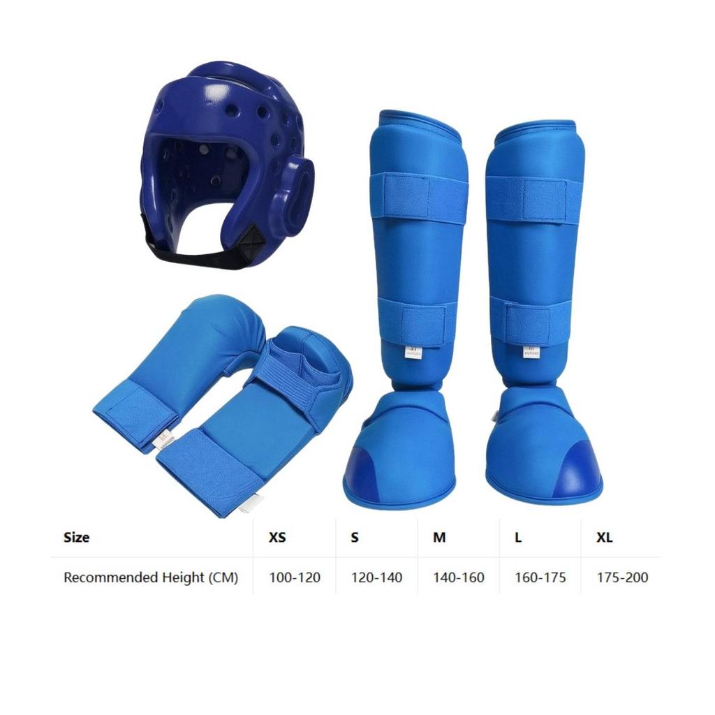 Combat Arts Safety Equipment Long-Lasting Sparring Gear Set with Gloves Flexible
