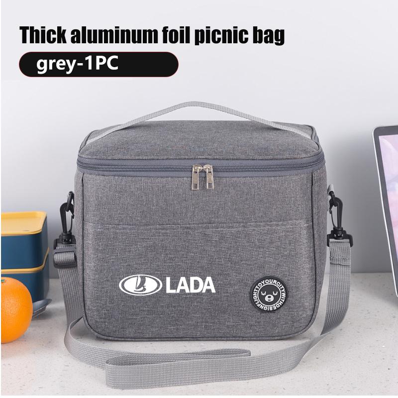 For Lada Lunch Box Organiser Bag Outdoor Camping Insulated Storage Bag Accessories Largus Priora Vesta Niva Samara Kalina 4x4WW2