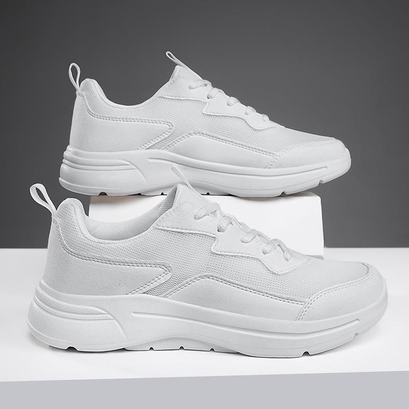 Весна и лето большой размер 48 маленькие белые туфли мужские туфли универсальные дышащие спортивные легкие амортизирующие повседневные туфли мужские Jinj