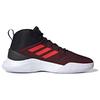 Adidas Own The Game Черные ярко-красные мужские кроссовки Core-Black Cloud-White FY6008