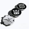 4pcs Transformers Logo Emblem Car Wheel Center Caps OD 68MM 63MM Wheel Hub Cap Optimus Prime Decepticons Badge Rim Hubcaps Cover
