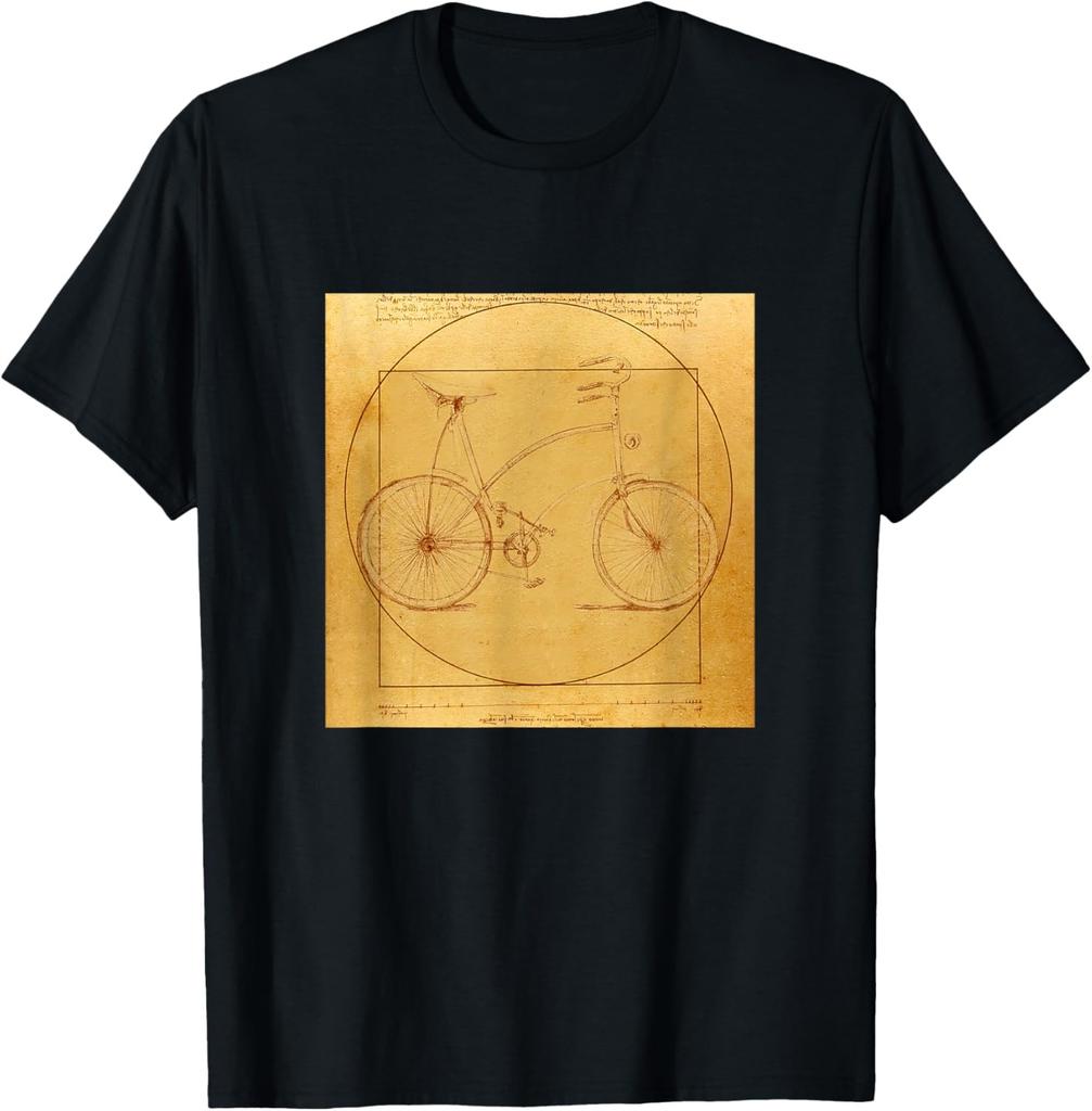 Funny Bicycle Art Humor Shirt Cycling Mountain Bike Men Boys T-Shirt
