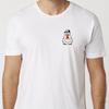 Chick In a Cap T-Shirt Black Or White Tee Left Breast Pocket Unisex Uneek T-Shirt
