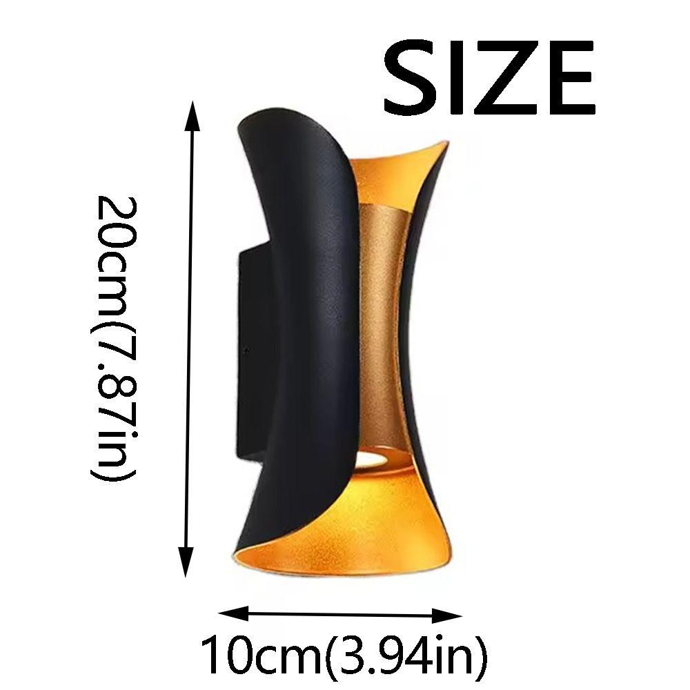 Современная креативная светодиодная настенная лампа, беспроводная, 10 Вт, настенный светильник, IP65, водонепроницаемый, свет вверх-вниз, наружный настенный светильник, садовое освещение