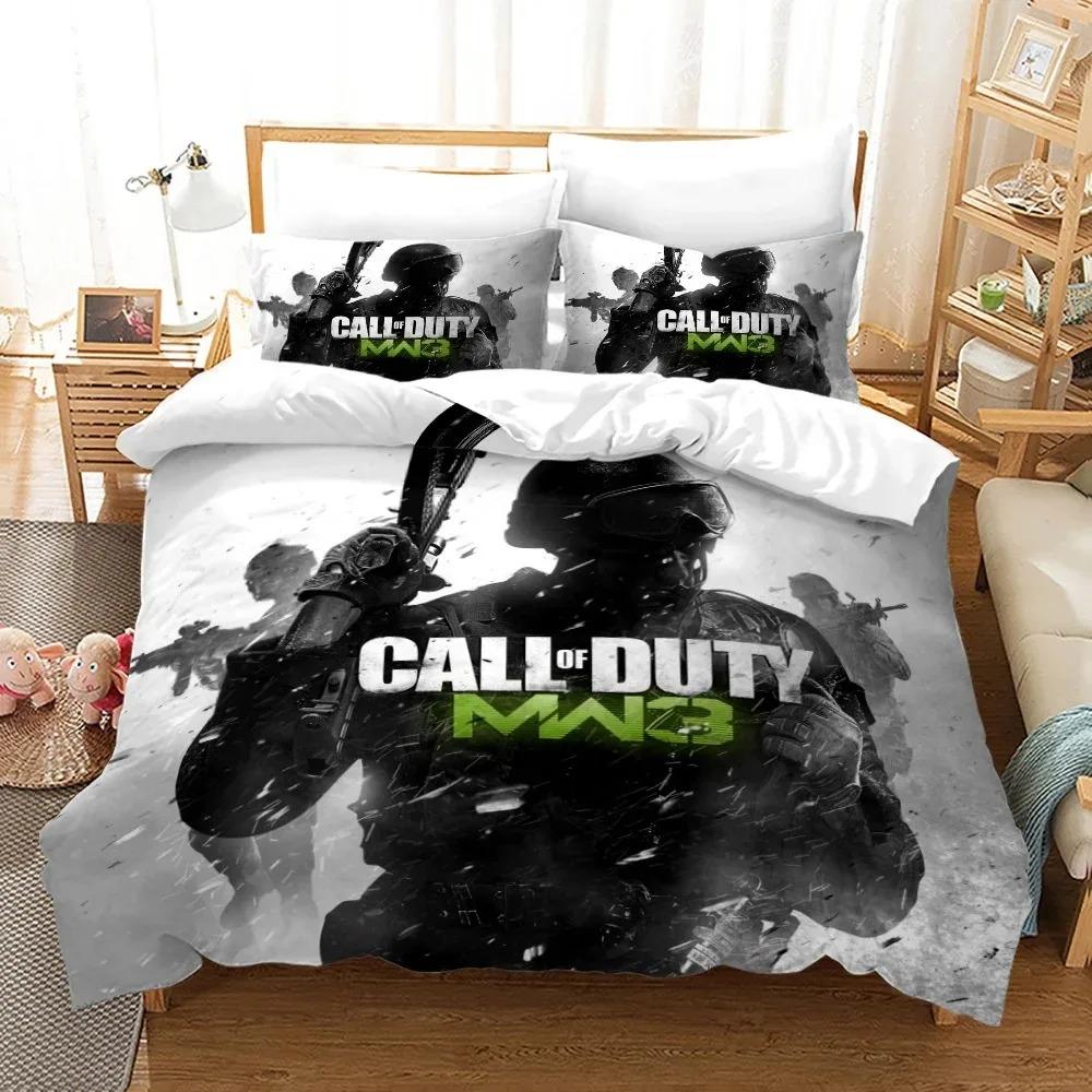 Call Of Duty Warzone Bedding Set Single Twin Full Queen King Size Game Bed Set Aldult Boys Bedroom Duvetcover Sets 3D Print 020
