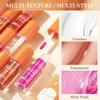 QIBEST Nourishing Shine Lip Oil Hydrating Moisturising Lip Honey Mirror Lip Oil Repairing Moisturising Lip Colour Makeup