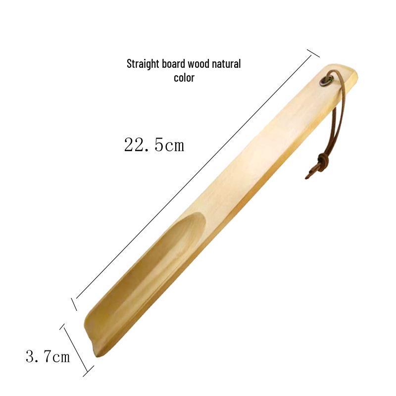 Solid Wood Long & Short Shoehorn - Creative, Extended, Lazy Shoe Helper