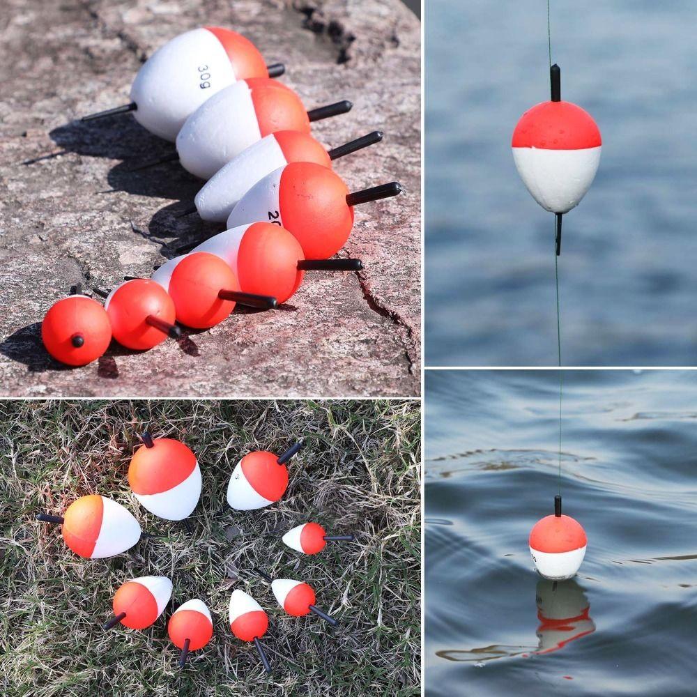 Tackle Buoy EVA Float Floats Stick Fishing Bobber Floating Buoy Red And White Float Fishing Floats