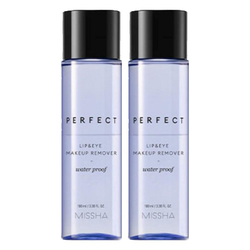 Missha Perfect Makeup Водостойкое средство для снятия макияжа с губ и глаз, 100 мл, 2 шт.