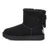 UGG Удобные мини-сапоги-дутики Bailey Bow для женщин, черные 1138172-BLK