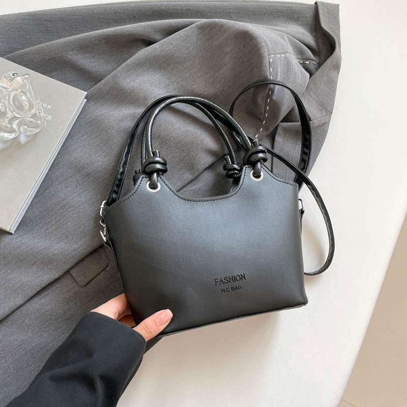 Простая женская сумка-ведро 2025 весна зарубежный тренд модная женская повседневная на плечо кроссбоди сумка-мессенджер сумочка