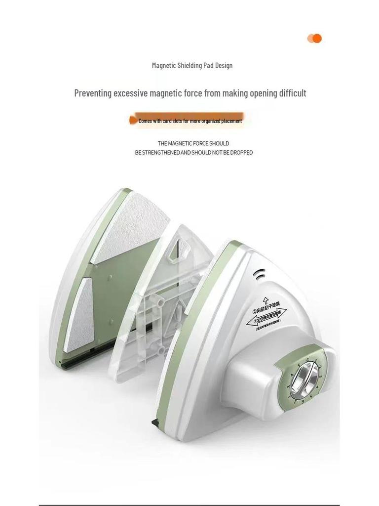 Сильный магнитный трехслойный скребок для мытья стекол для окон высотных зданий