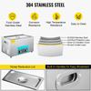 Ultrasonic Jewelry Cleaner with Heater Timer for Cleaning Eyeglass Rings