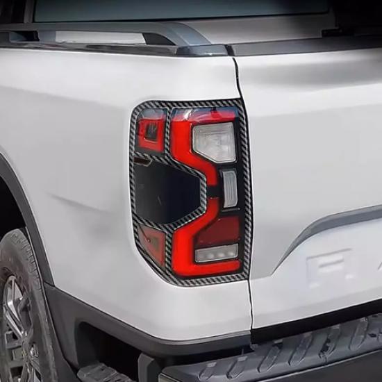 Накладка на задний фонарь автомобиля для Ford Ranger 2025- Аксессуары Углерод
