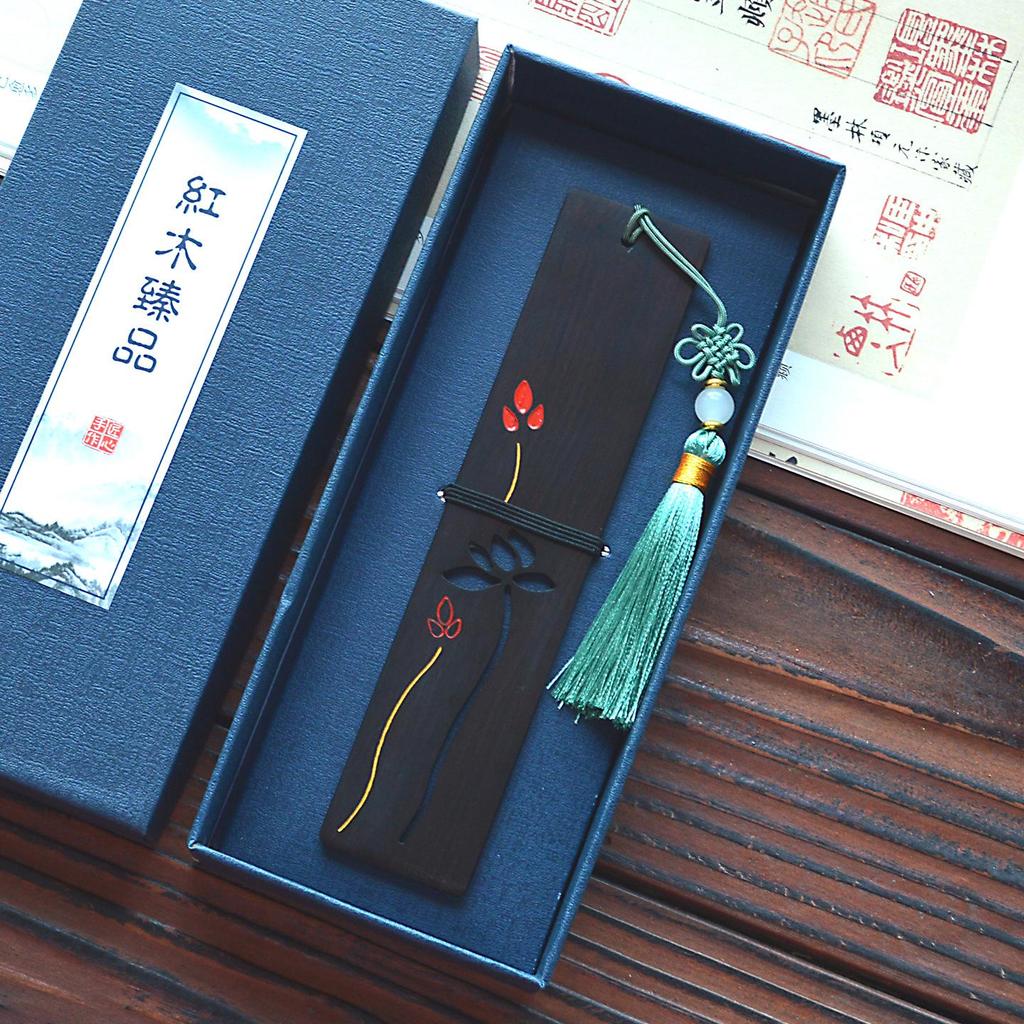 Древняя закладка-лотос из сандалового дерева: Серебряный ажурный креативный сувенир, покрытый золотом, для подарков на выпускной и в школу