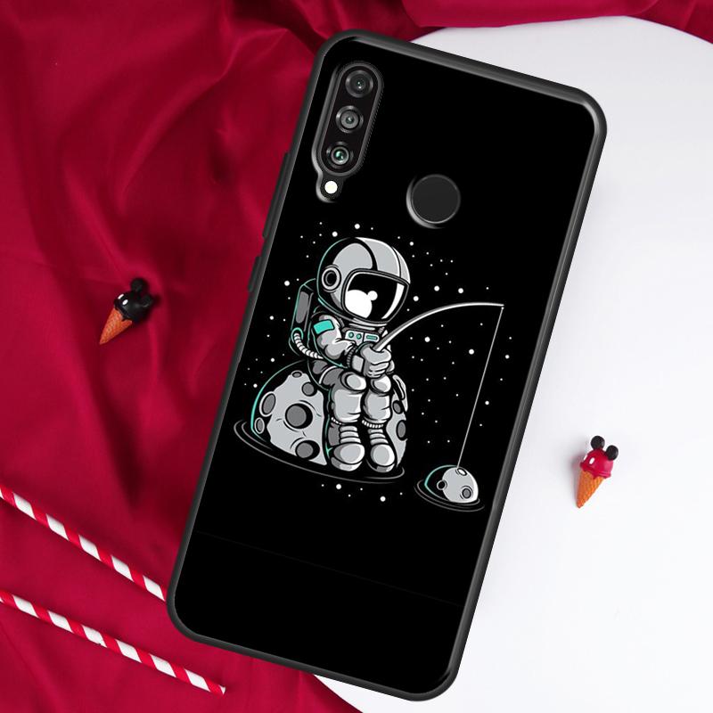 Эстетичный Космос Луна Астронавт Для Huawei Nova 9 SE 10 5T Y90 Y70 Y60 Y61 Y91 Y72 12i 12s 11i P60 Pro P20 P30 P40 Lite Чехол