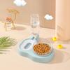 Dog Automatic Feeders Plastic Water Bottle Cat Bowl Feeding and Drinking Dog Water Dispenser Pet Feeding Bowl Pet Supplies