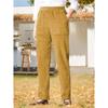 Cotton Corduroy Casual Pants For Women With Pockets And Trousers For Summer Comfort