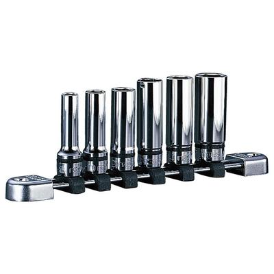 Набор глубоких торцевых головок Kyoto Tool Nepros NTB3L06A (КТК) 9.5mm (3/8 дюйма) (Набор из 6 предметов)