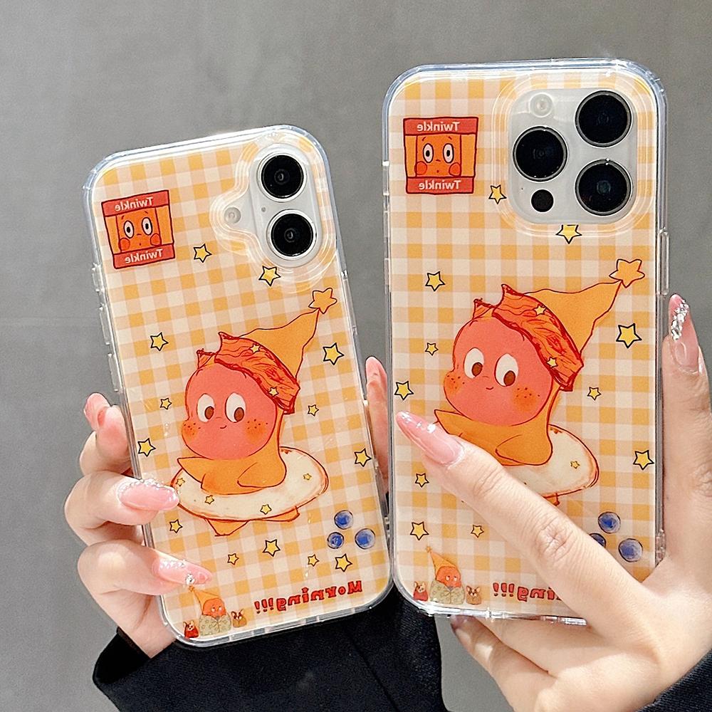 Чехол для телефона IMD для iPhone 11 13 16 Pro Max Чехол для iPhone 13 14 15 Pro Max 12 13 Pro Max 13 Pro 14 Pro Мультяшный милый цветок животное Ударопрочный износостойкий