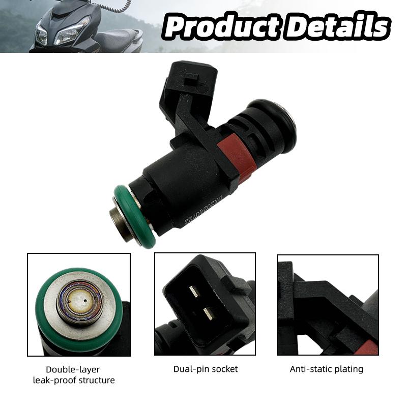 1PCS Motorcycle Fuel Injector For SYM Wolf JET 14 125i Symphony SR ST 125cc Scooter Injector Nozzle Replacement 06414-HKK-000