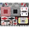 Puripura 1 12 Chess With Puripura Figures  Clear Red X Black 