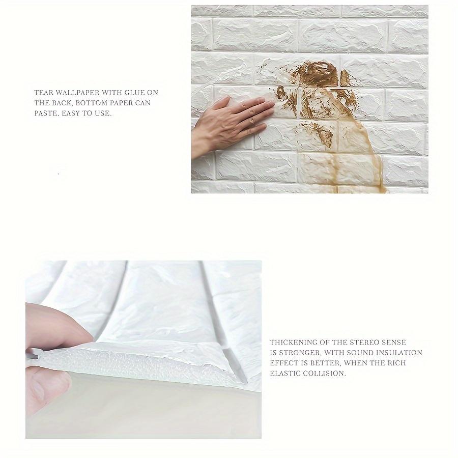 10 шт. 3D Обои Декорация Самоклеящиеся Антикварные Обои из Пенокирпича Гостиная Спальня Водонепроницаемая 3d Наклейка на Стену