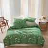 European and American Floral Print Candy Color Bedding Set - 3 Pieces