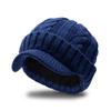 [LTG] вязаная шапка вязаная шапка мужская женская встроенная флисовая шапка большого размера нормальный размер С полями шапочка для часов охота 7986979 (JP, размер номера, 42,0 см,