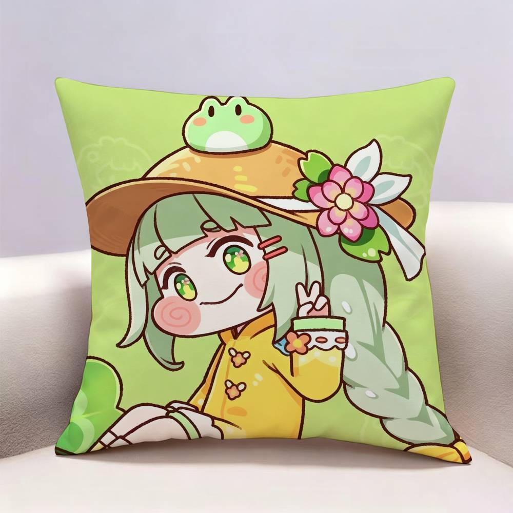 Trickcal Chibi Go GGame Doublesided print Pillow Case for Sofa Living Room Home office Decor Protective Cover