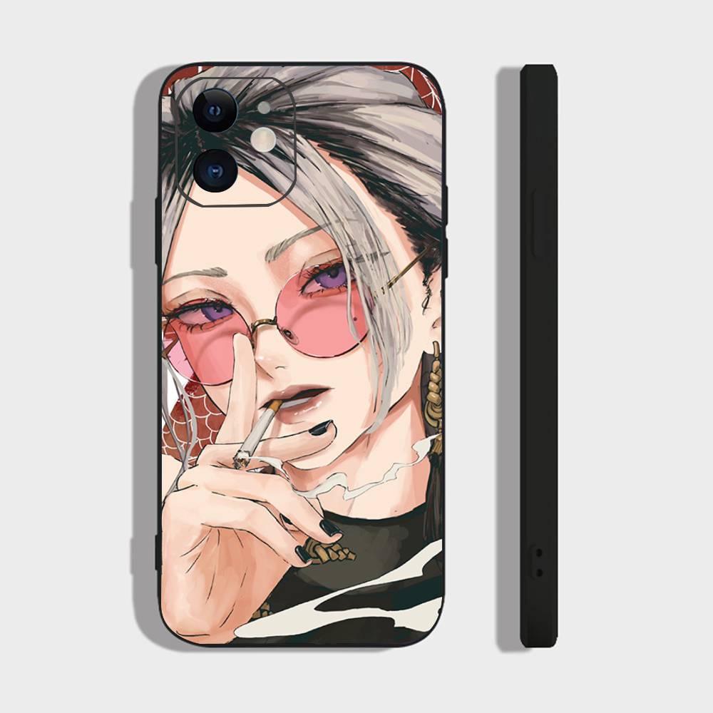 Чехол для телефона Tao S-Saotome Manga G-Gokurakugai Для IPhone 17 Air 16 15 14 13 Pro Max 11 12 Черный Силиконовый Чехол