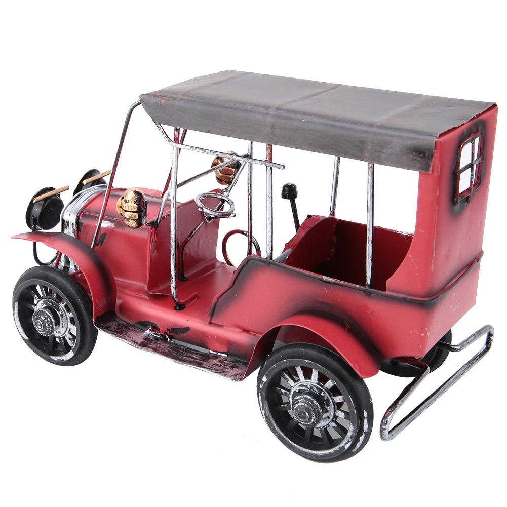 Retro Iron Vintage Car Shape Home Living Room Desk Store Decoration Craft