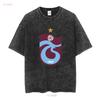 Logo Trabzonspor Active T Shirt Funny Size Mode American long or short sleeves vintage Washed Soft Top For Everyday Wear