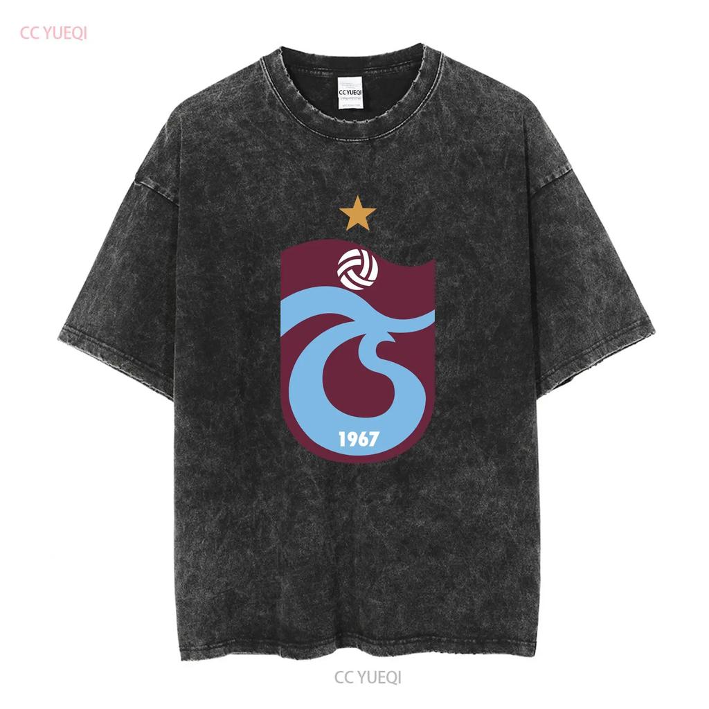 Logo Trabzonspor Active T Shirt Funny Size Mode American long or short sleeves vintage Washed Soft Top For Everyday Wear
