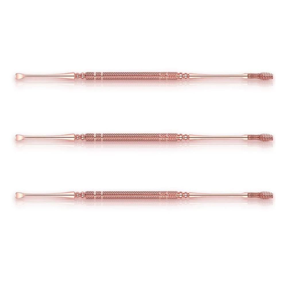 1PC Spiral Stainless Steel Cleaning Tool Dual Head Spring Ear Cleaner Ear Spoon Earpick