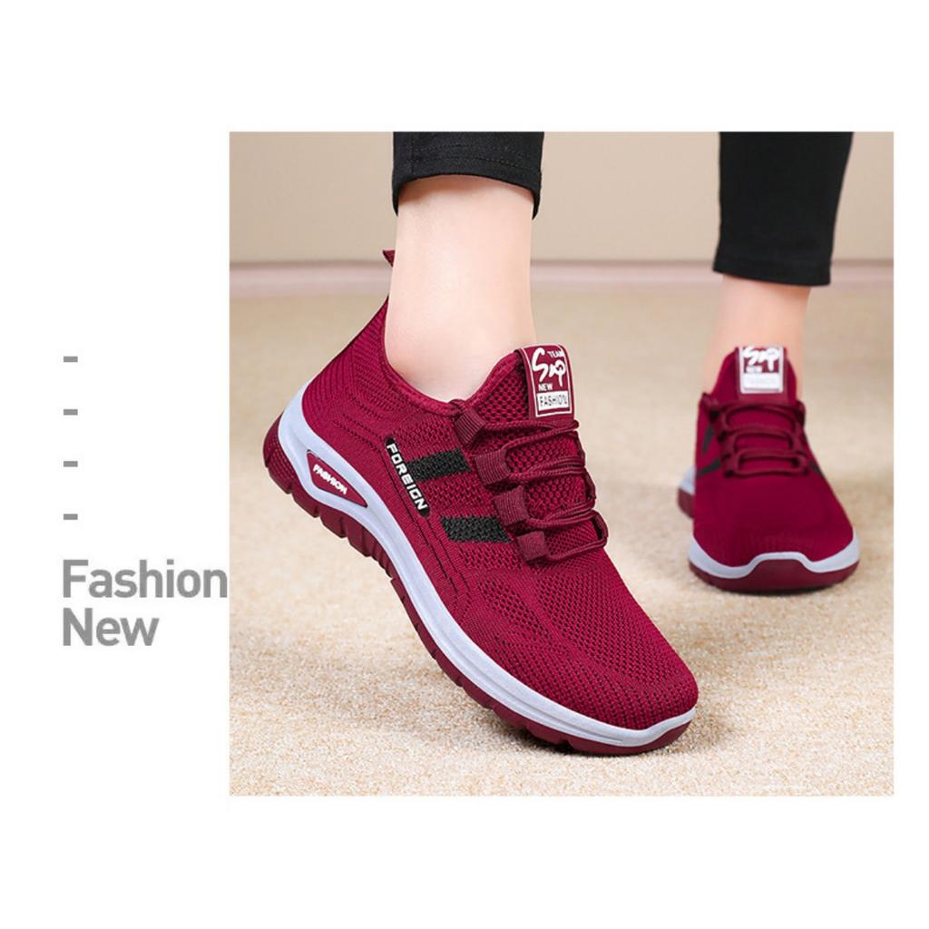 Women's Summer New Outdoor Breathable Mesh Shoes Fashion Casual Shoes Women's Shoes Low Cut Women's Sports Single Shoes