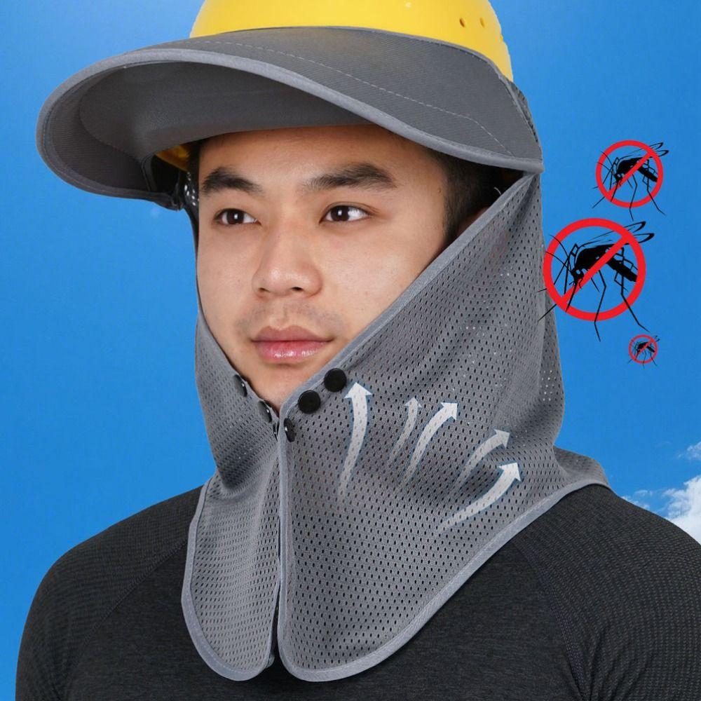Breathable Hard Hat Sun Shield UV Protection Construction Cap Cover Travel